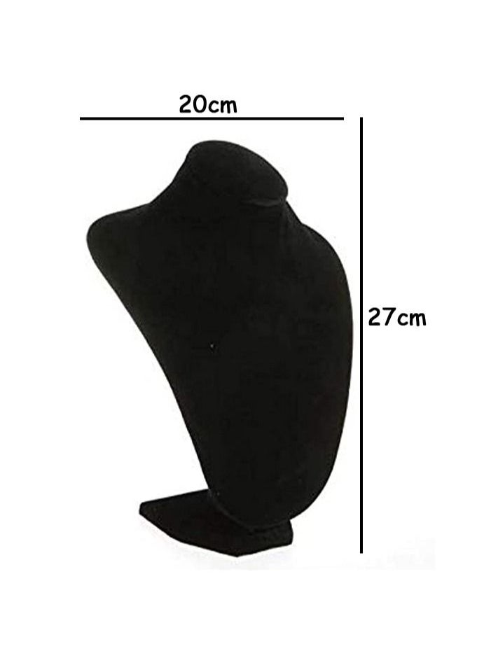 LINGWEI Mannequin Necklace Chain Jewelry Bust Neck Display Stand Holder Mannequin Bust Jewelry Display Stand  - Image 2