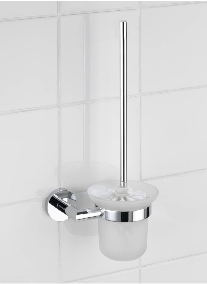 Wenko - Wenko Napoli-Revello Power-Loc No-Drill Attachment Rust-Proof Toilet Brush Holder - Image 1