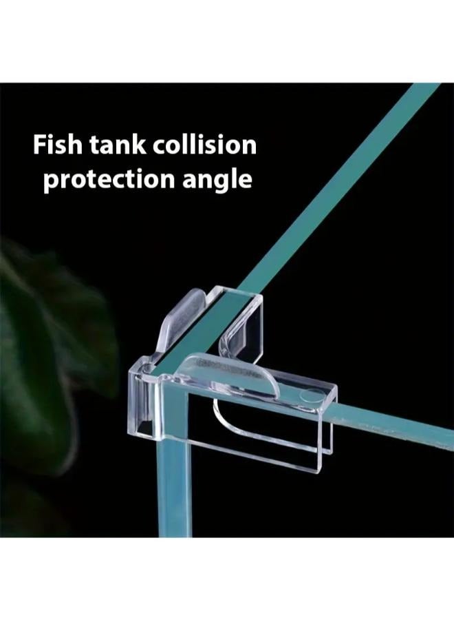 Transparent Anti-Collision Fish Tank Corner Protector Adhesive Free Cover - Image 2