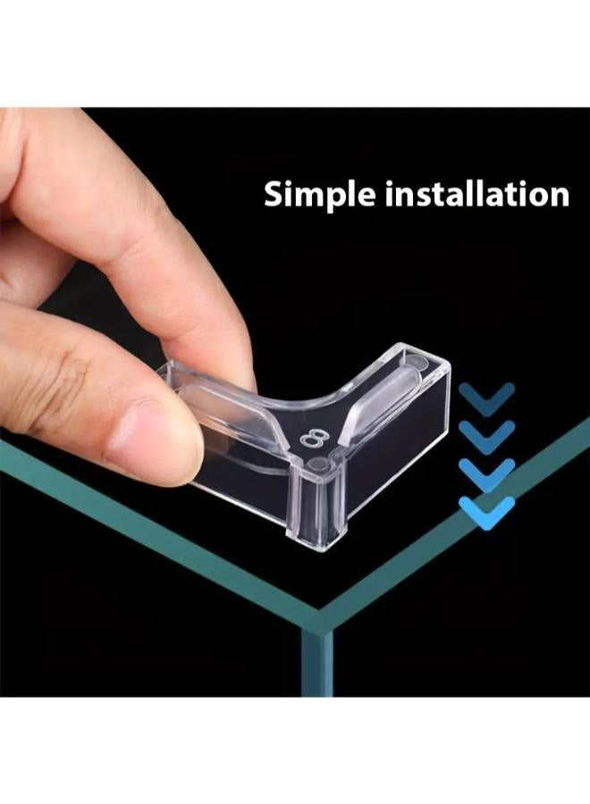 Transparent Anti-Collision Fish Tank Corner Protector Adhesive Free Cover - Image 4