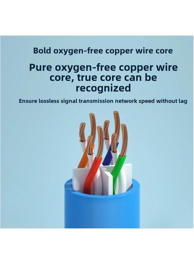 Household Super Five Categories Six Of Unshielded CAT5e/6 Finished Network Jumper Computer Cable UTP-Color:Category 5e Jumpers (yellow)-Line Length:0.5 M  - Image 5