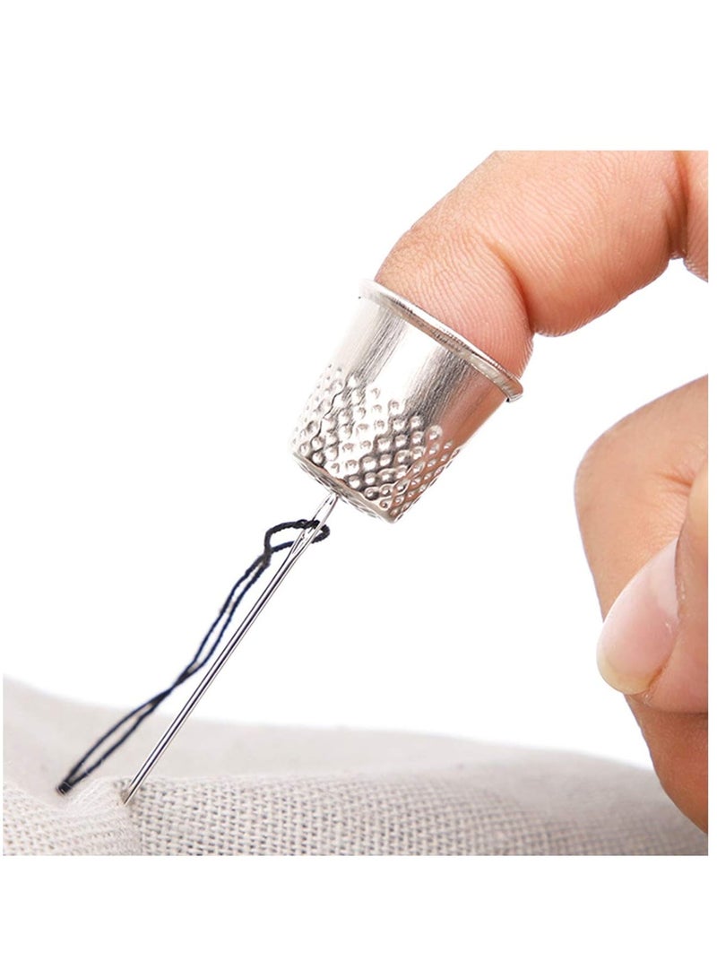 Zikra 15 PCS Sewing Thimble Finger Thimble Metal Sewing Protector for DIY Crafts - Image 2