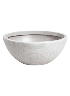 Strata Weather Resistant Elegant Small Valencia Planter Stone 17 x 40 x 40 cm GN584-STN  - Image 1