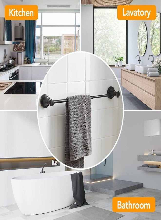 BESy Adjustable Bronze 16 to 28 Inch Bath Towel Bar Rack for Bathroom Towel Holder, Wall Mounted Towel Bar Rod Hanger Bathroom Hardware Accessories Hotel Style, Stainless Steel, Oil Rubbed Bronze - Image 3