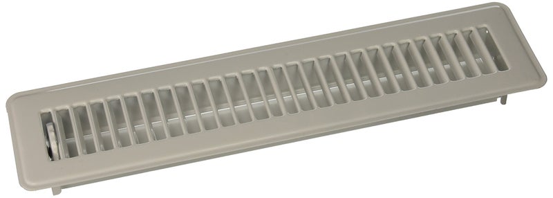 MINTCRAFT FR01-2X14W ProSource Floor Register, 2 in H X 14 in W, 2" x 14", White