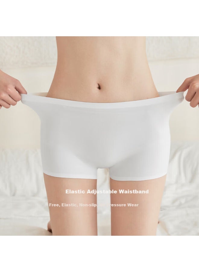 Yuzhaolin Ice Silk Safety Shorts, 2-pack, Summer Seamless Anti-exposure Underpants, Size L - Image 5