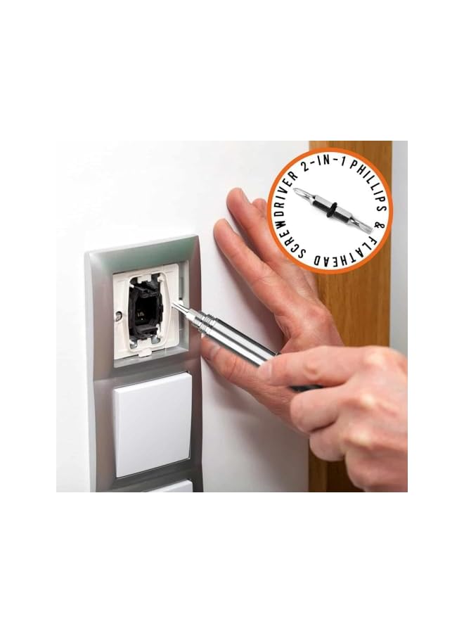 promass 9 in 1 Multitool Pen, Cool Gadgets Function Tools Capacitive Stylus LED Flashlight Gifts for Men Husband Dad - Image 5