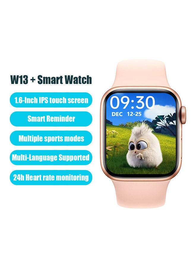 نيبمينينت ساعة ذكية +W13 وردي-أحمر - Image 1