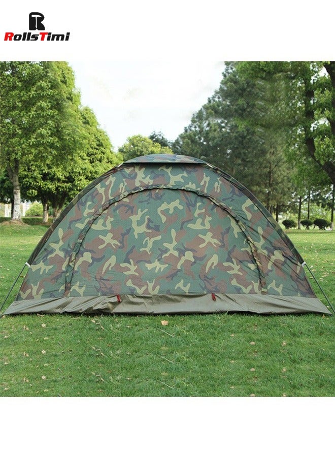 RollsTimi  Outdoor Camouflage 2-Person Tent, Sun Protection, Sunshade, Essential For Camping - Image 2