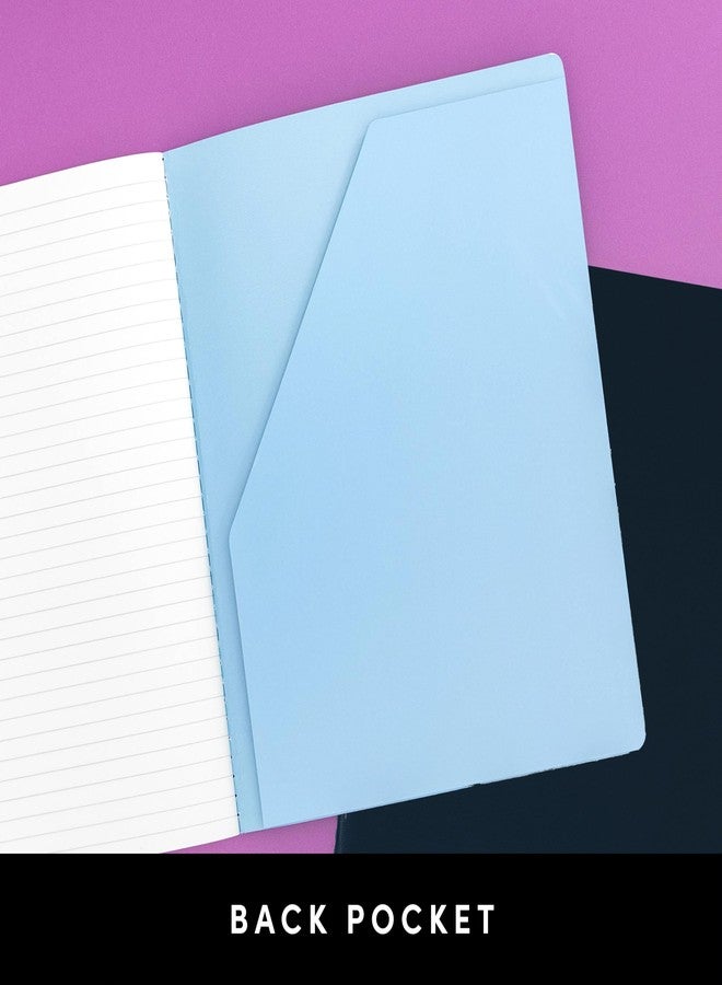 PAPERAGE Soft Cover Blank Journal Notebook, 2 Pack, (Burgundy), 100 Pages, Large 7.5 inches x 9.5 inches, Ideal for Sketch Book, Note Taking & Travel Journal - Image 5