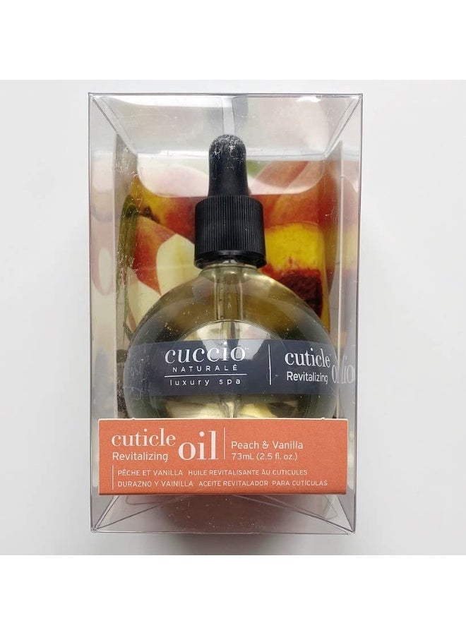 Cuccio Naturale Peach & Vanilla Cuticle Revitalizing Oil â€“ Hydrating Treatment for Dry, Damaged Cuticles and Thin Nails â€“ Paraben-Free, Cruelty-Free Formula â€“ 2.5 oz - Image 3