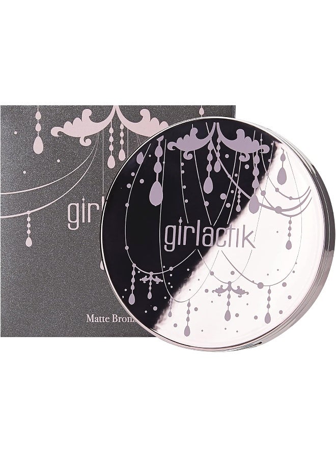 girlactik Usa. Mattifying Bronzer And Sculpting & Contouring Powder. Pigmented, Non Cakey. Controls Oil With Buildable Coverage -Casablanca  - Image 4