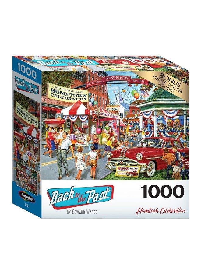 RoseArt CRA-Z-Art - RoseArt - Back to The Past 1000PC - Hometown Celebration - Image 4