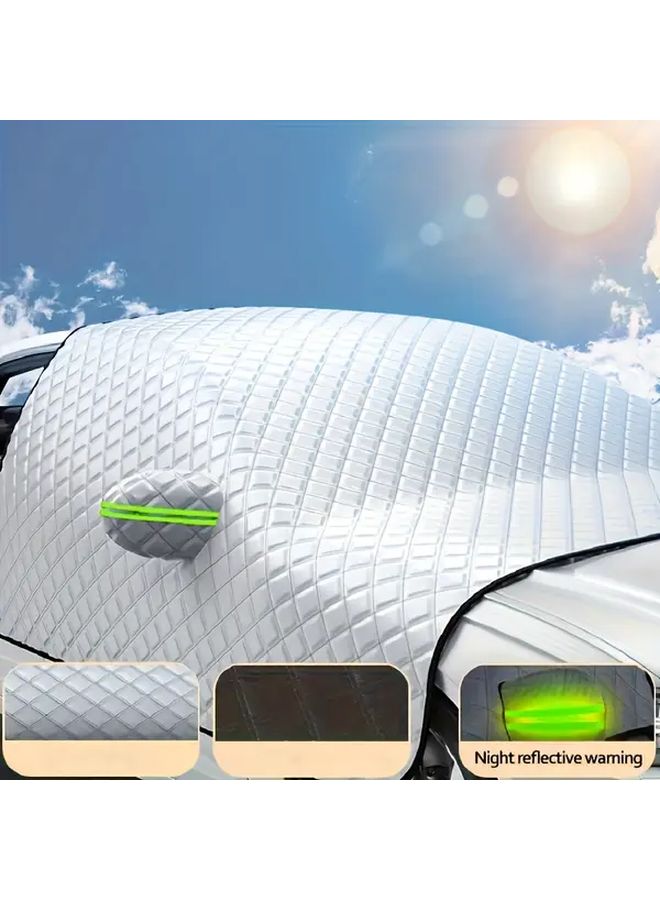 Universal Car Windshield Snow Cover 90 55x57 87 Inch Ice Frost Sun Protection UV Shade - Image 4
