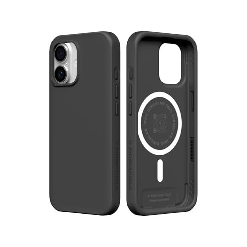 RhinoShield Phone Case Compatible with MagSafe for iPhone 17 SolidX Reinforced ShockAbsorbing Protection Minimal and Slim Design with Military Grade Drop Protection Classic Black - Image 1
