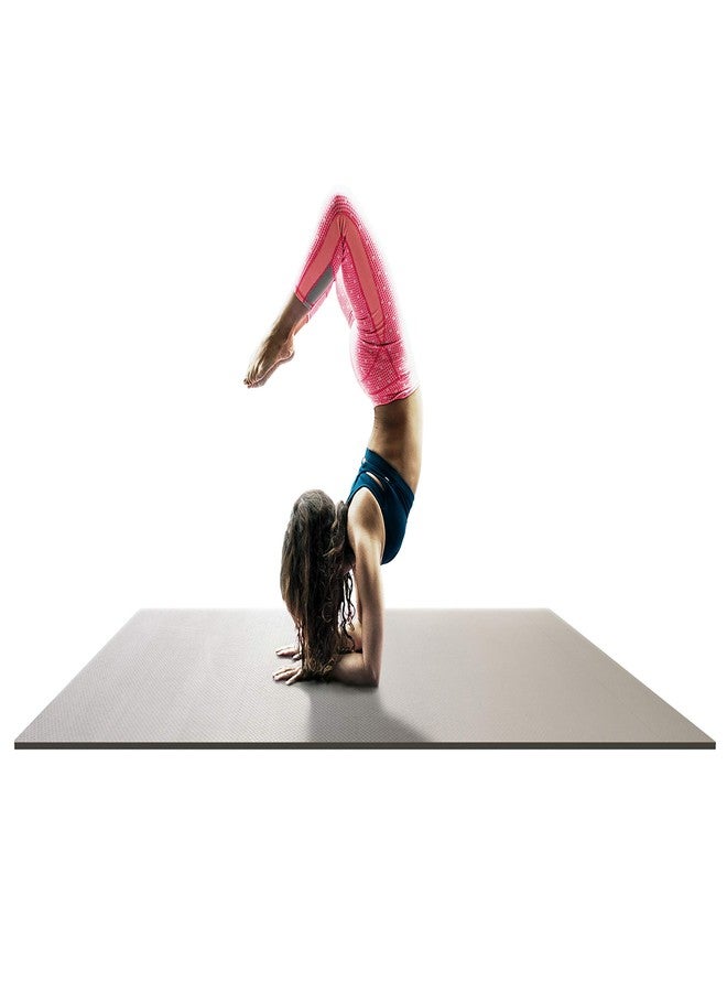 VViViD Grey Non-Slip Shock-Absorbing Foam Exercise Floor Mat (5ft x 3ft) - Image 2