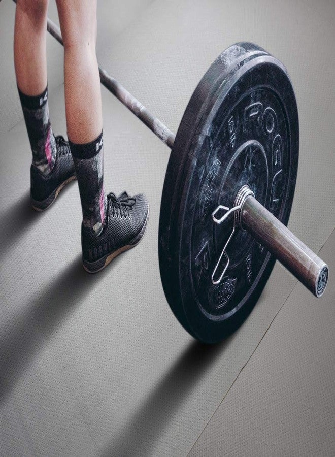 VViViD Grey Non-Slip Shock-Absorbing Foam Exercise Floor Mat (5ft x 3ft) - Image 3