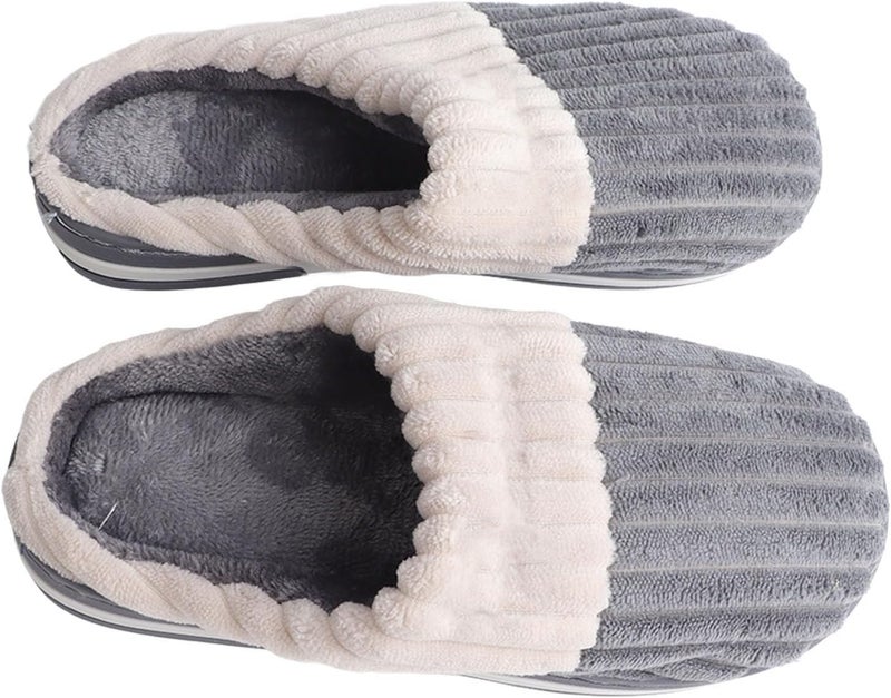 كلاراكو نعال شتوية نسائية من كلاركو، قطيفة مضادة للانزلاق، تصميم مريح، سهلة الارتداء، هدايا مثالية، دافئة ومريحة - Image 2