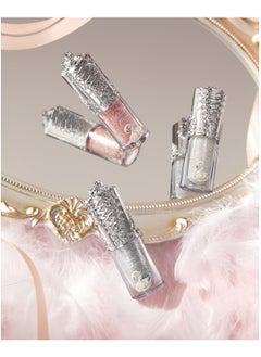 Flower Knows Swan Ballet Liquid Eyeshadow Pearl Fine Glitter Long-Lasting Quick Dry Shimmer Dust Skins Eyeshadow 4g (02 Shining Nova)  - Image 5