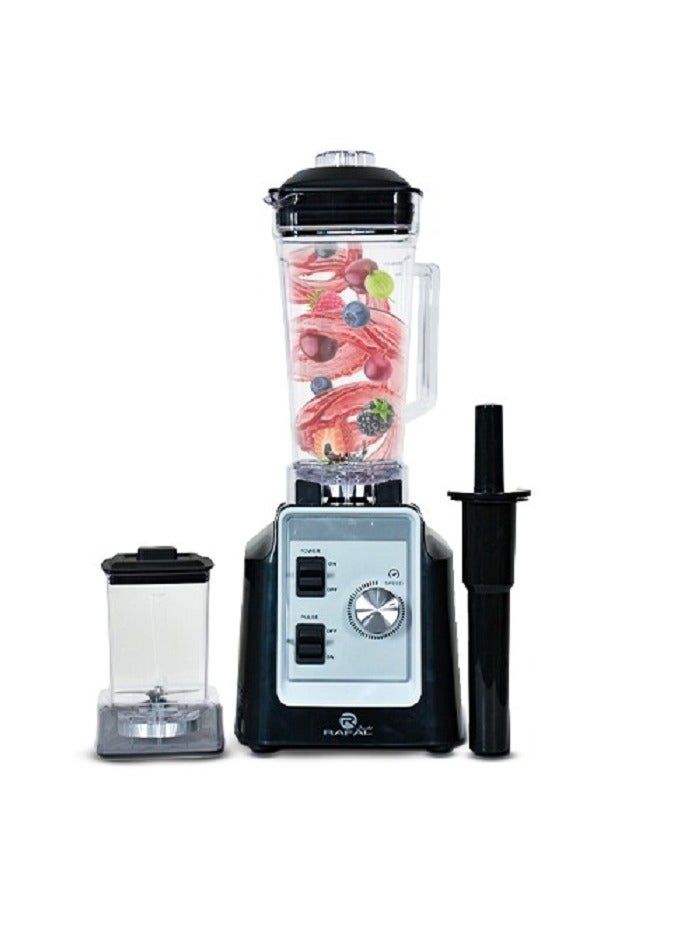 رافال خلاط صناعي مع مطحنة / سرعات متعددة + نبضات / 2 لتر مضاد للكسر / 1800 واط - Image 1
