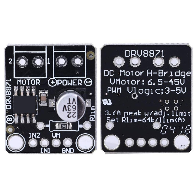 DRV8871 DC Motor Driver Module 3.6A PWM Control Over Current Protection Wide Voltage - Image 2