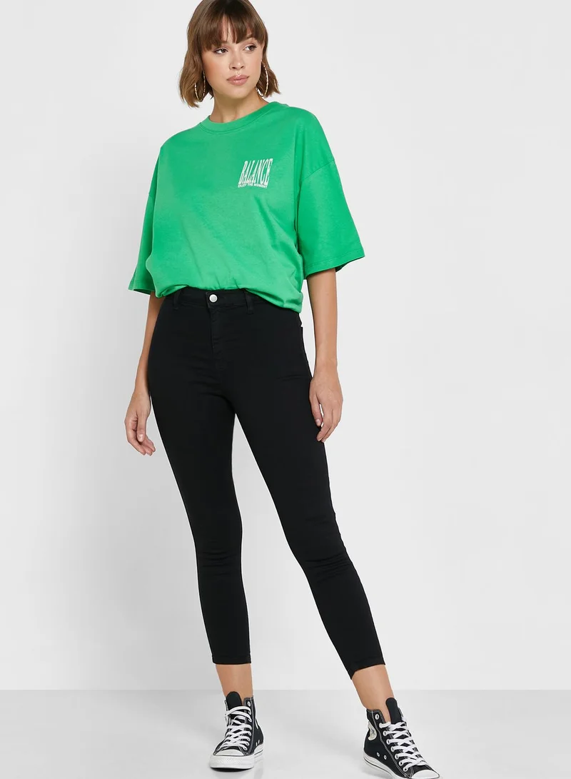 TOPSHOP High Waist Skinny Jeans