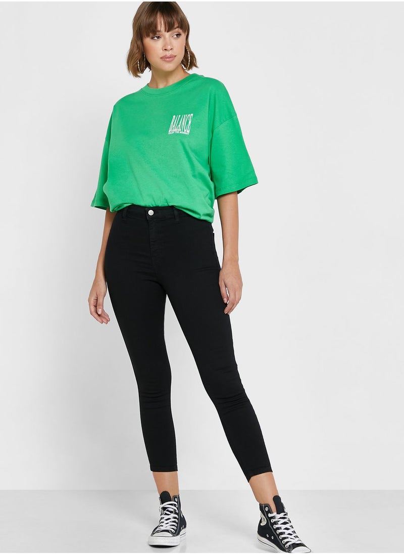 TOPSHOP - High Waist Skinny Jeans - Image 1