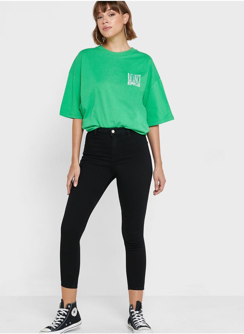 TOPSHOP - High Waist Skinny Jeans - Image 1