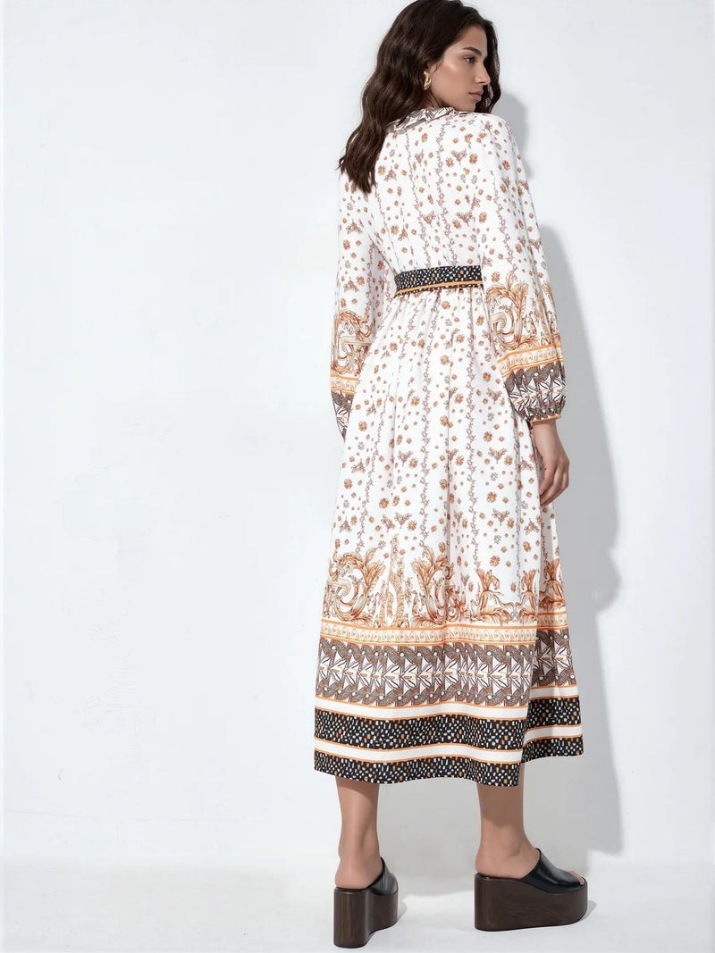 Jennyfer Floral Belted Maxi Dress - Image 4