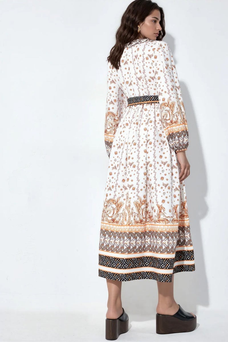 Jennyfer Floral Belted Maxi Dress - Image 4