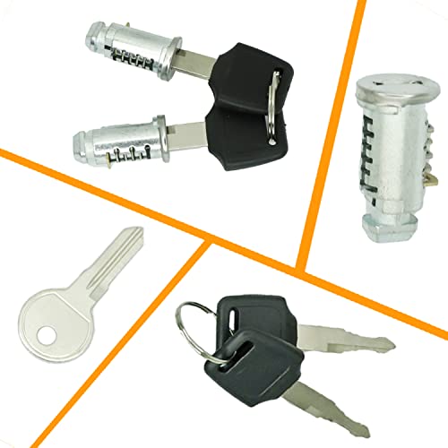 XOPIYAO Lock Cylinders for Car Racks (4 Pack) - One-Key System Compatible With Thule Racks and Other Equipment - Includes 4 Cores, 2 Keys and A Control Key - Image 5