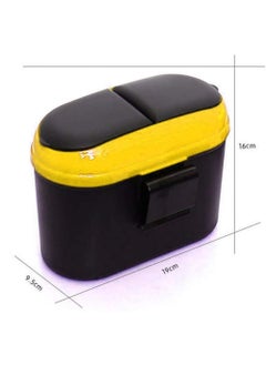 Kazenzo Kazenzo Car Dustbin Mini Portable Universal Car Trash Can Reusable Plastic Trash Storage Can Trash Container Vehicle Trash Bin  - Image 4