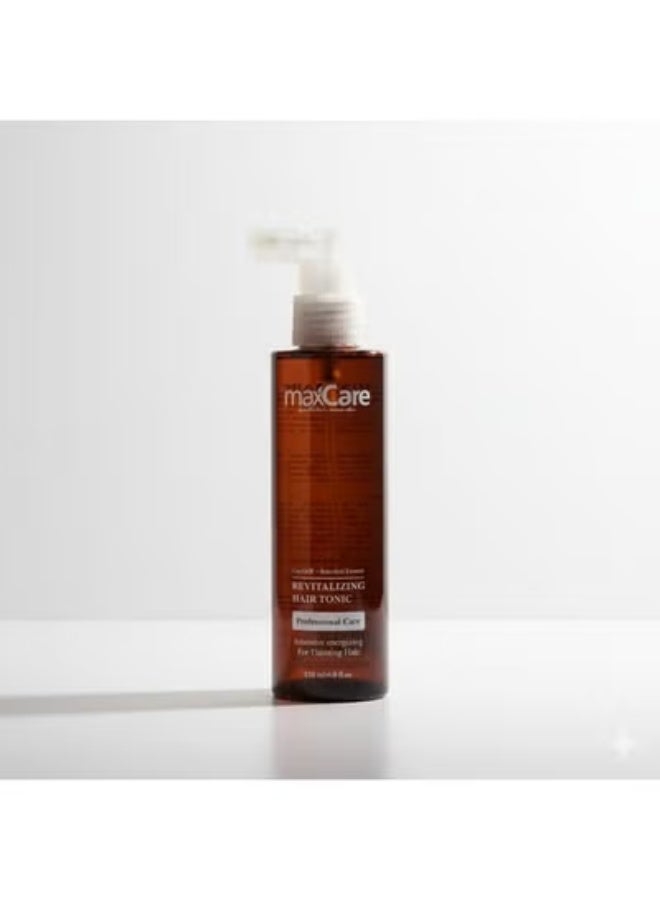 Maxcare Revitalizing Hair Tonic Clear – Anti Hair Fall Scalp Treatment – 120ml - Image 3