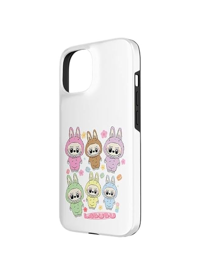 Arabest Funny Labubu Lover Cute Labubu The Monsters Women Case for iPhone 15 - Image 2