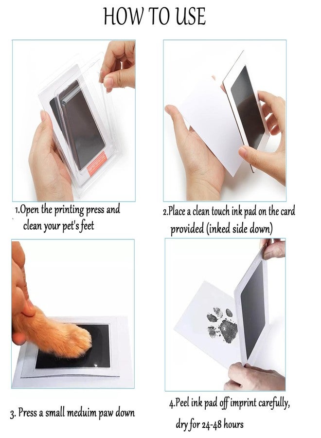 ZMD Inkless Paw Print Kit for Dogs & Cats, Dog Nose Handprint Kit, Mess Free Dog Paw Print Kit with 2 Clean Touch Ink Pads- Keepsake Gifts for Pet Lovers,New Moms - Image 4