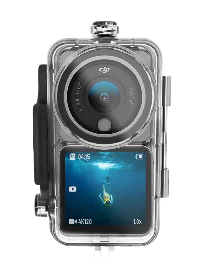 General Waterproof Case for DJI Osmo Action2 Camera, 45M Dive Case Underwater Accessory Kit  - Image 1