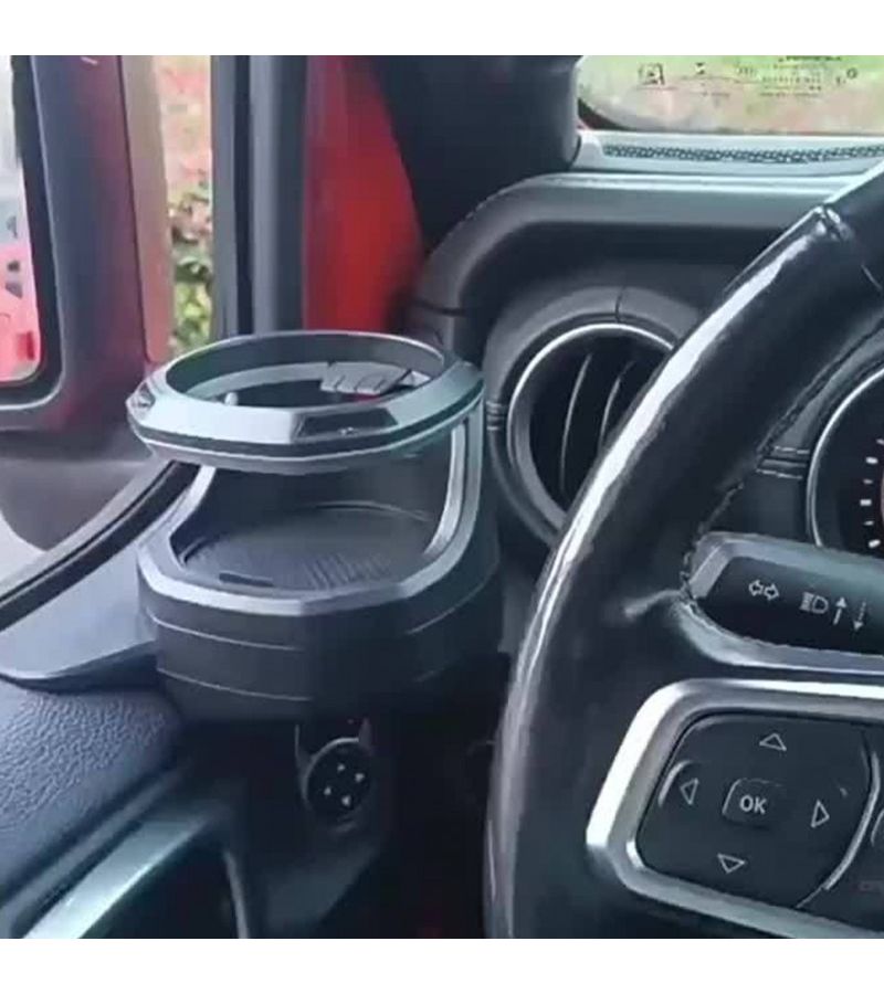 Left Multi Functional Car Cup Holder Anti Slip Design - Image 3