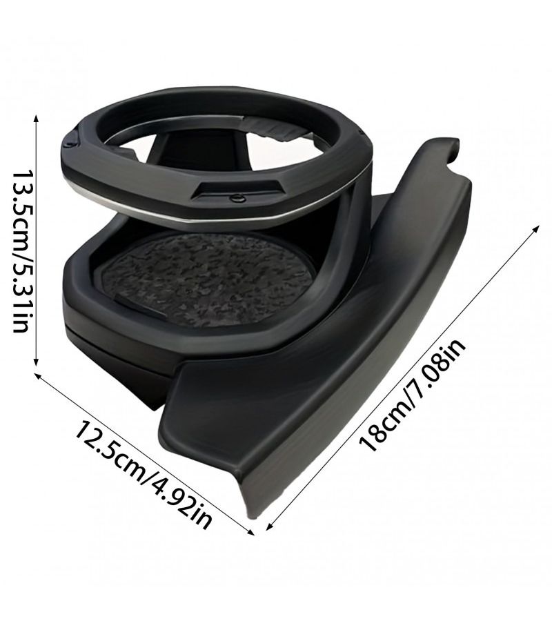 Left Multi Functional Car Cup Holder Anti Slip Design - Image 5