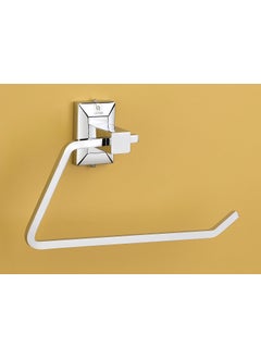 iSTAR iSTAR Stainless Steel Solid Bar Heavy Napkin Ring/Towel Ring/Napkin Holder/Towel Hanger/Bathroom Accessories (Chrome) - Pack of 1  - Image 2
