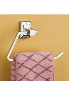 iSTAR iSTAR Stainless Steel Solid Bar Heavy Napkin Ring/Towel Ring/Napkin Holder/Towel Hanger/Bathroom Accessories (Chrome) - Pack of 1  - Image 1