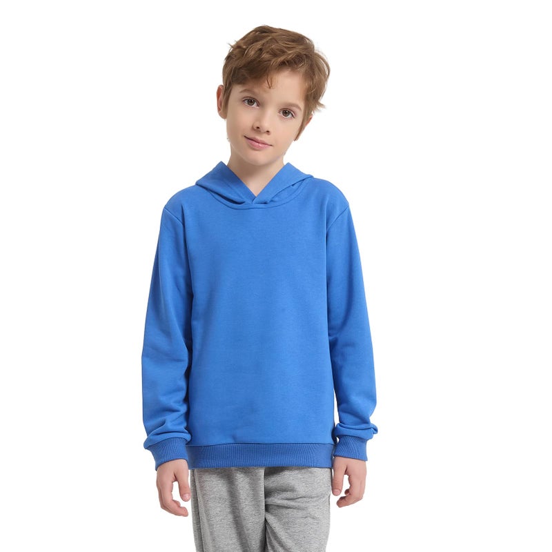 Phedrew 3 Pack Cotton Kids Hoodies Sweatshirts Midweight Long Sleeve Pullover Boys Girls Tops for Toddlers(Age 2-14) - Image 2