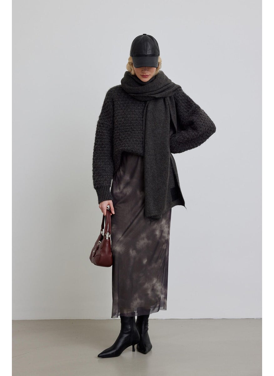 Manuka Patterned Tulle Skirt Batik  - Image 2