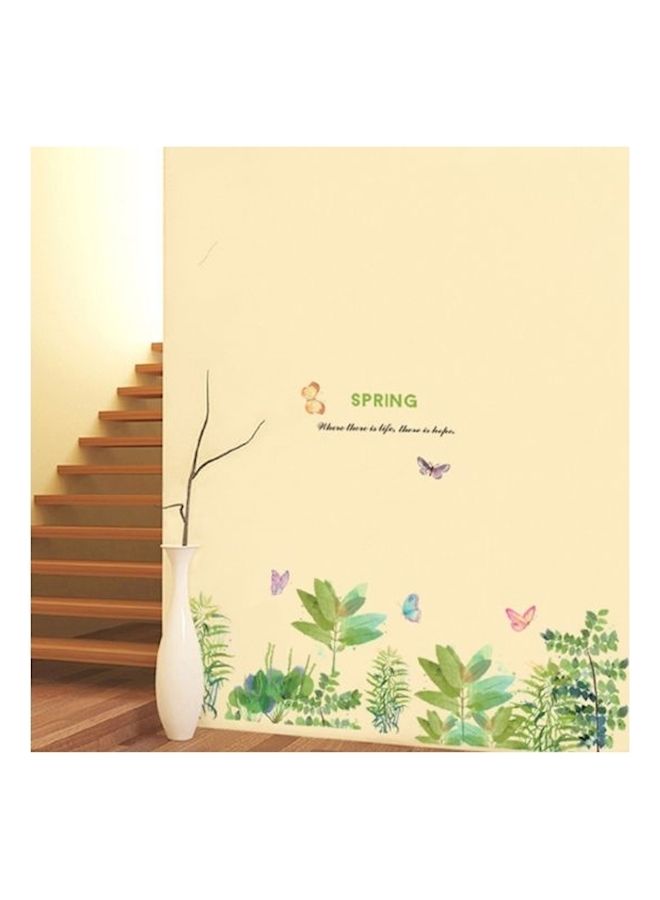 NIBEMINENT Butterfly Floral Wall Sticker - Image 1