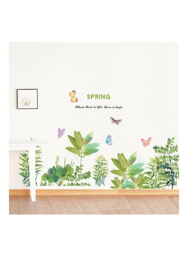 NIBEMINENT Butterfly Floral Wall Sticker - Image 2