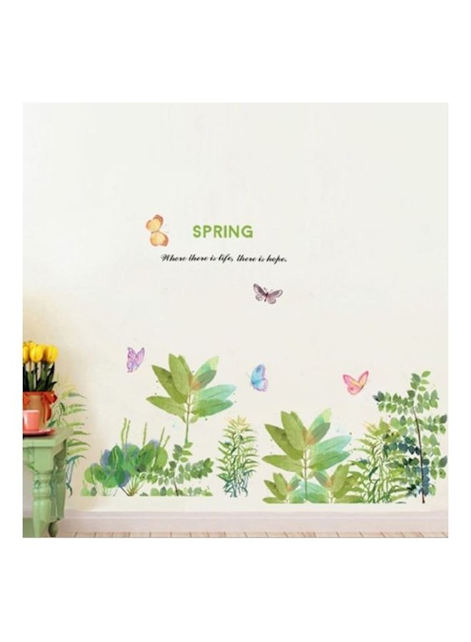 NIBEMINENT Butterfly Floral Wall Sticker - Image 3