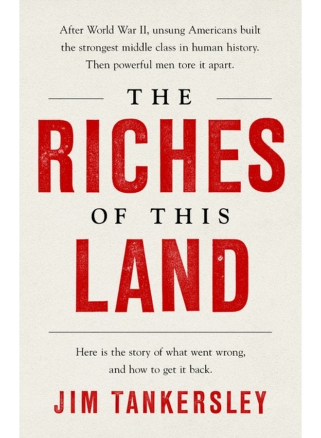 Riches of This Land - Hardback