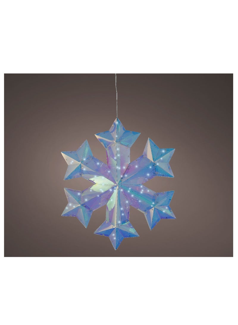 Kaemingk زخرفة كايمينك لعيد الميلاد على شكل ثلجية ميكرو LED باردة بيضاء 39 سم - Image 2