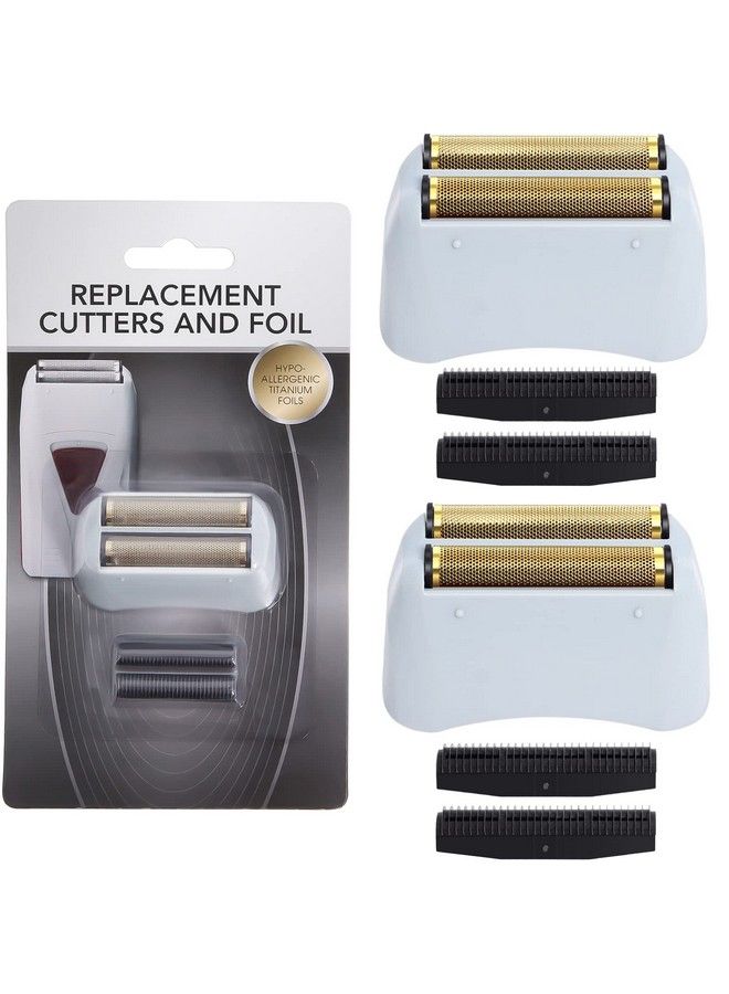Piwerod 2 Pack Pro Shaver Replacement Foil And Cutters Compatible With Andis 17150(Ts1)/17155/17200 Shaver For Profoil & Lithium Shaver Golden - Image 2