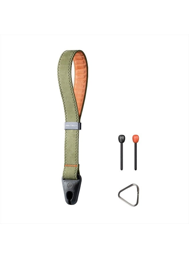 PGYTECH Camera Wrist Strap for Photographers Adjustable Quick Release Camera Hand Strap for Sony, Nikon, Canon, Gopro(Green) - Image 1
