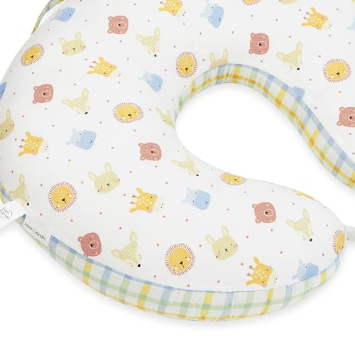 haus & kinder Baby Feeding Pillow for New Born Baby, Breastfeeding & Nursing Pillow with Removable Cover, Infant Support Cushion for 0–24 Months, Tummy Time Pillow | Fiona - Image 4